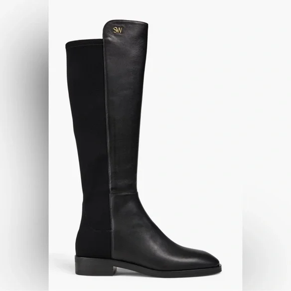 NWT Stuart Weitzman Keenan TTK BlackBoots